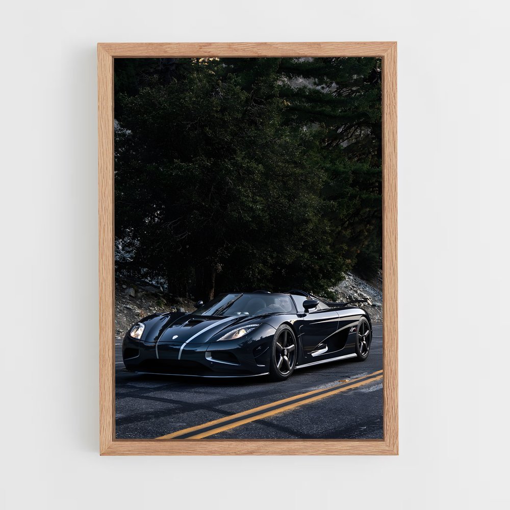 Poster puissance roues dynamise – affiche Koenigsegg (vue 4)